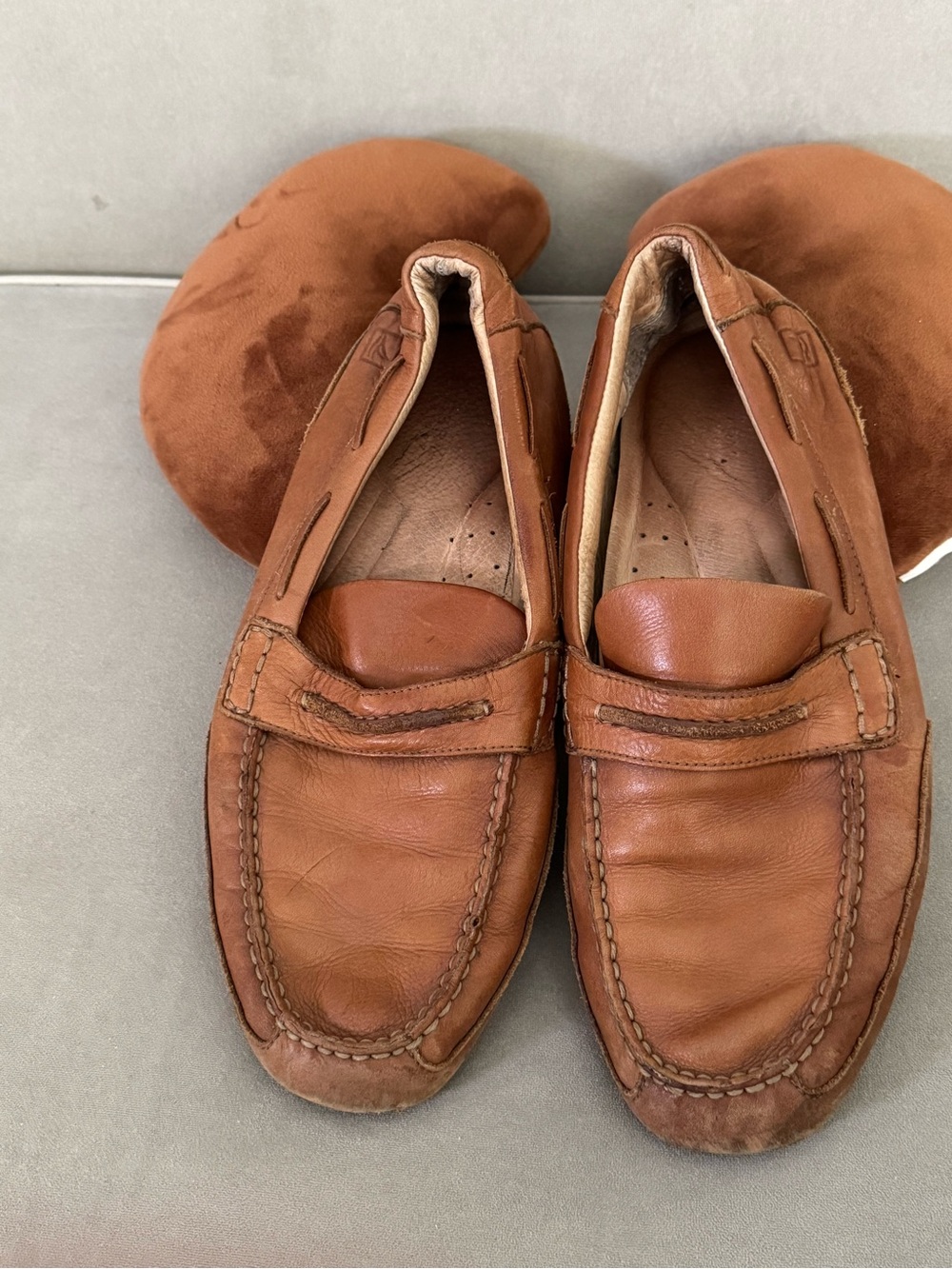 Sperry Men's Leather Driving  Loafers in Brown